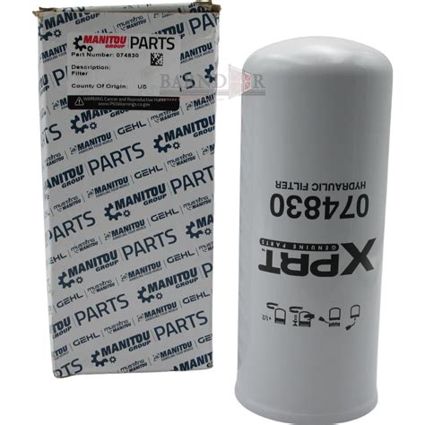 mustang skid steer oil filter|mustang 074830 oil filter.